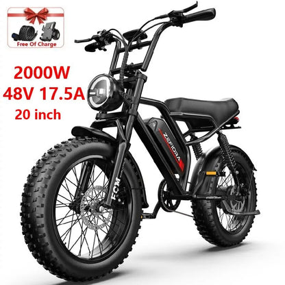 Cheap 2000w Adult Men\'s Bike,20 26 Inch Capable Climbing 45° Slope 30-50mph 30-60mile 48v Aluminum Alloy,for Electric Bicycle