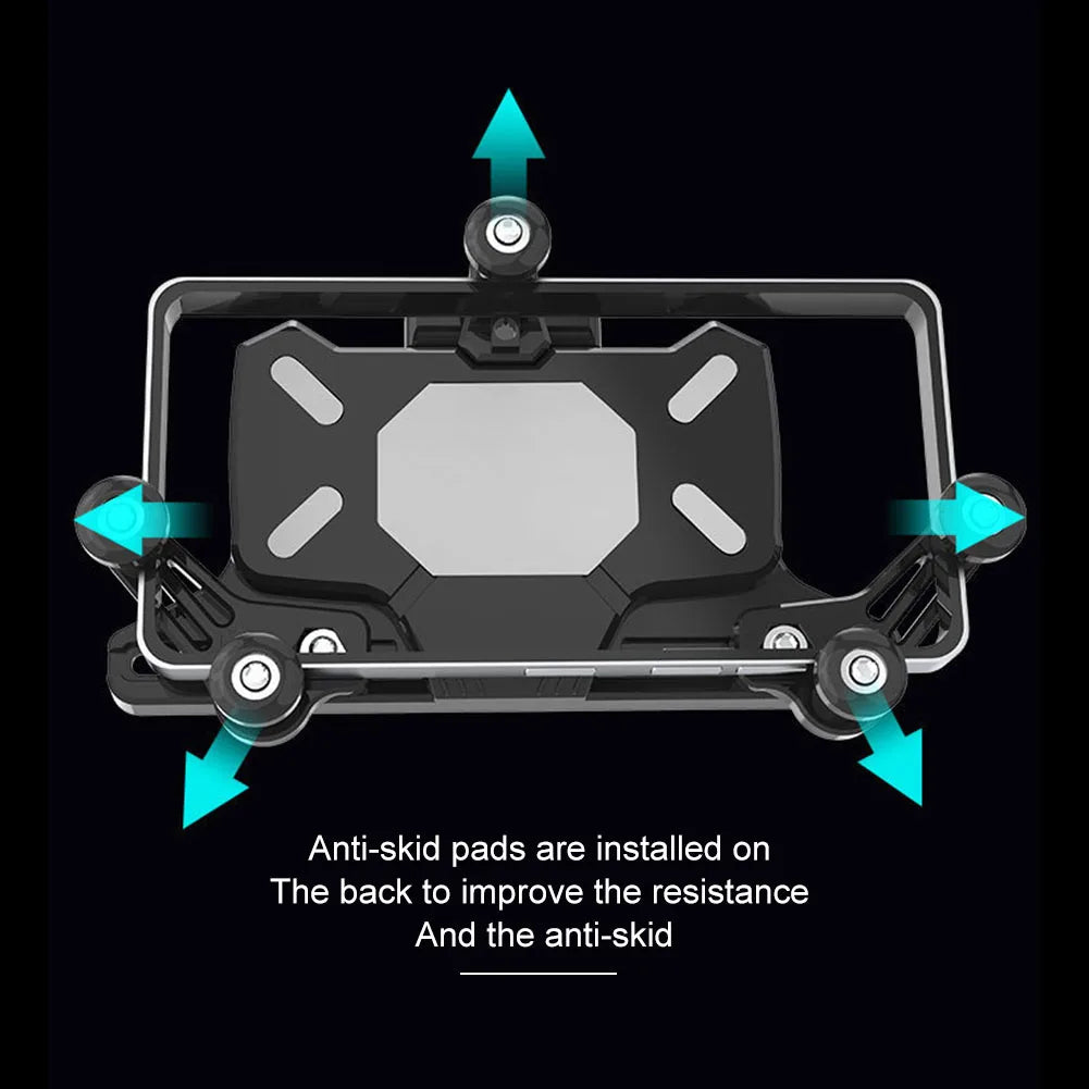 Universal Motorcycle Phone Holder Shock Absorbing Phone Mount Stand 360° Adjustable For iPhone 15 13 14 Pro Max More 4.7-7.1inch