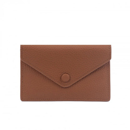 Customized letters, genuine cowhide leather, women's ultra-thin card wallet, women's short envelope, women's wallet