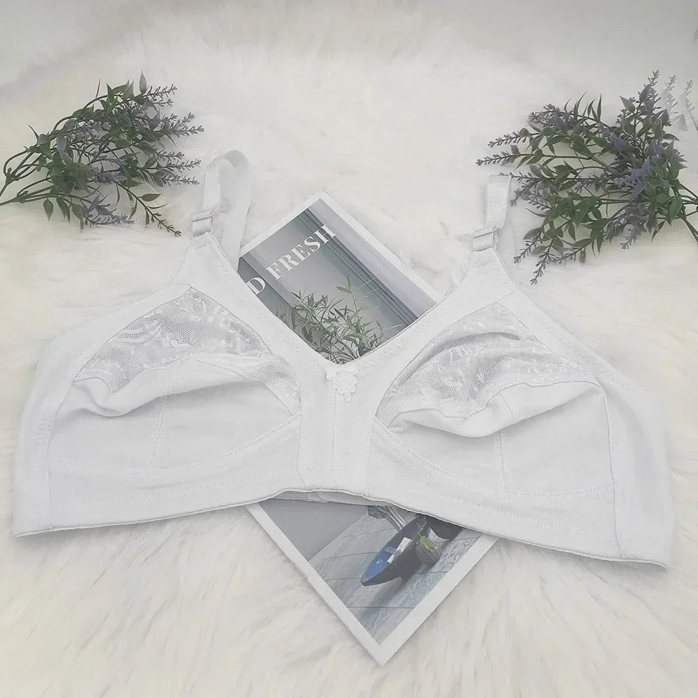 TOP Push Up Bra Plus Size Bras for Women Full Coverage D E F Cup Seamless Underwear Cotton Bh 115E 110E 105E 100E 95E 90E85E C02