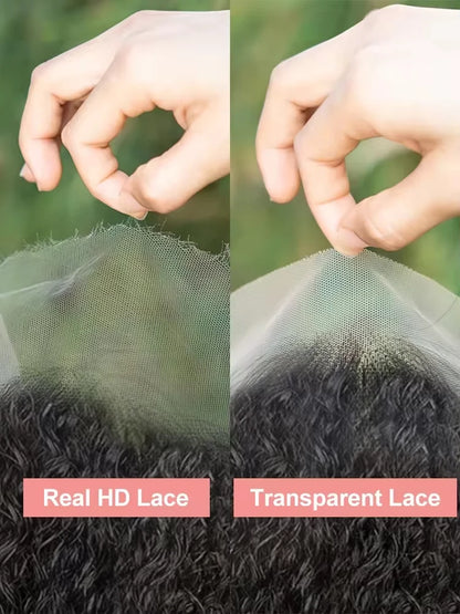 40 46 Inch 200 Density frontal Wig For Black Women Brazilian Wigs 13x6 Bone Straight HD Transparent Lace Front Human Hair Wigs