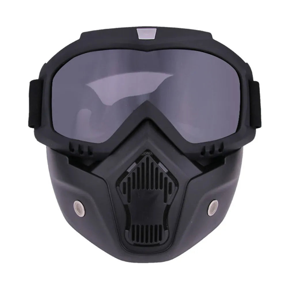Protective Motorcycle Face Mask Removable Full Face Tactical Motorcycle Helmet Goggles Riding Motocross Glasses Moto Accessories