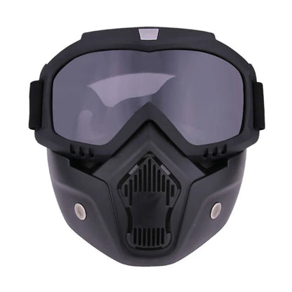 Protective Motorcycle Face Mask Removable Full Face Tactical Motorcycle Helmet Goggles Riding Motocross Glasses Moto Accessories