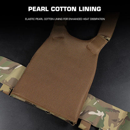 Tactical Vest Ferro FCPC Low Visibility Hunting Combat Plate Carrier 25MM Buckle Expansion CS Airsoft Games Multi-Mission Gear