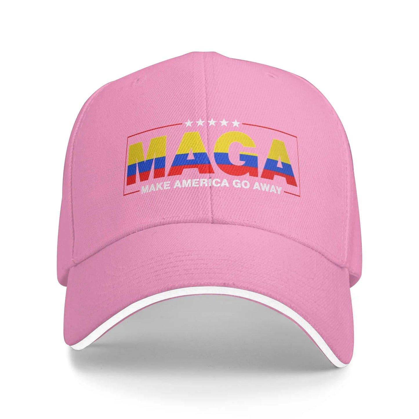 Women Men MAGA Make America Go Away Colombia Patriotic Flag Hat Adjustable Baseball Caps Casual Baseball Cap Sunscreen Hats