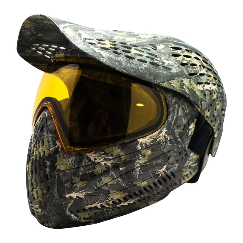 Leaves Camo Color Great III Paintball Mask Full Coverage Protector Helmet