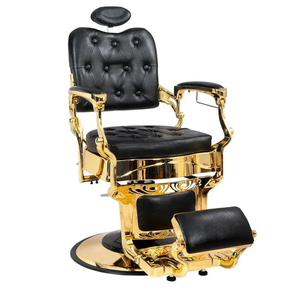 Heavy Duty Barber Chair 700lbs Capacity Vintage Recline Style Hydraulic Operation 360° Rotatable Barber Chair,Customized