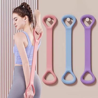 Fitness Workout Resistance Band Arm Back Shoulder Exercise Elastic Training Band Yoga Pilates Physical Therapy Equipment