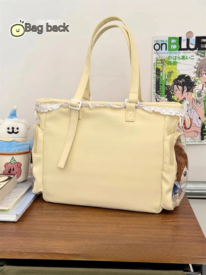 Ballet Girl Has A Large Appetite Itabag Japanese Two-Dimension Single Shoulder Cross Body Goods Bag Gift For Friends