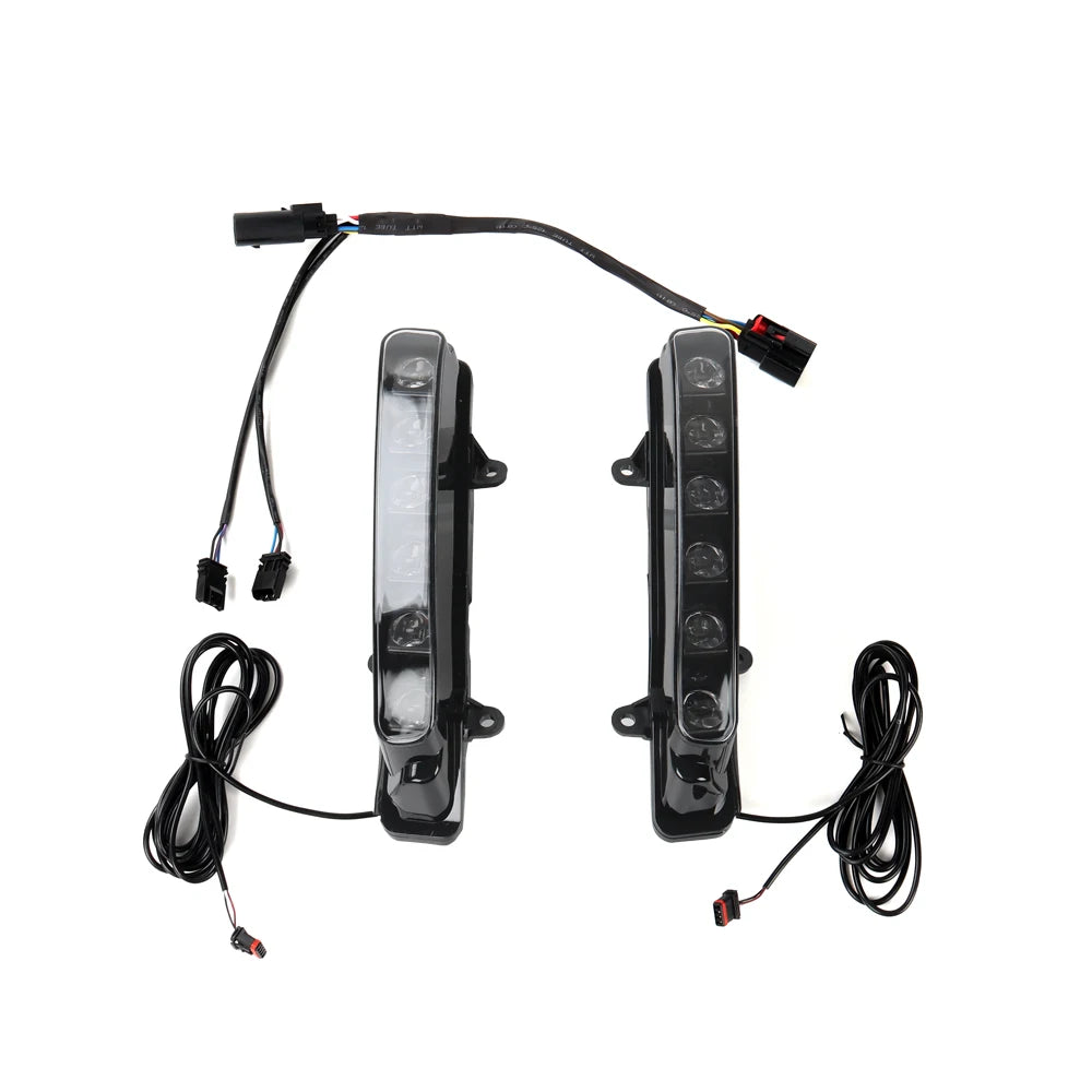 Motorcycle Fairing Undercover Turn Signal Daytime Running Light Integrated Design  For Harley Touring CVO Street Road Glide 23up