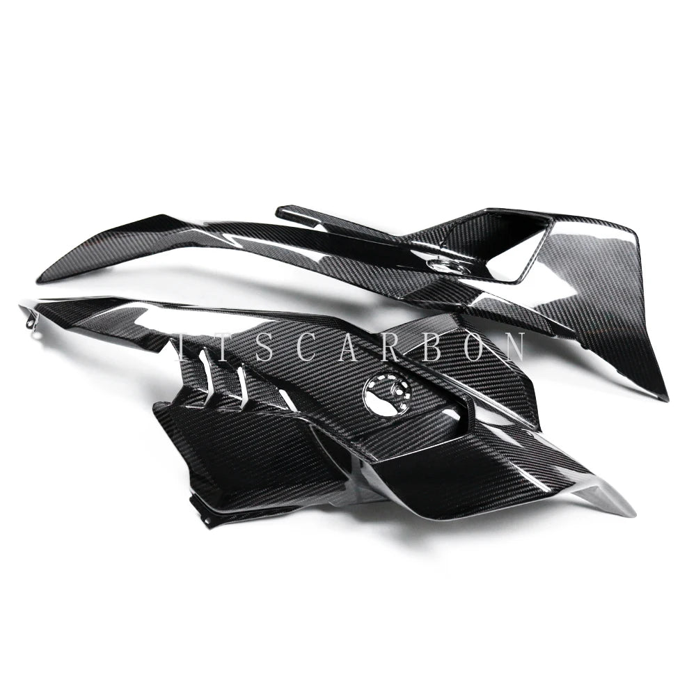 2025 For BMW S1000RR M1000RR 2023 2024 Pure Dry Carbon Fiber Winglets Rear Parts Fenders Tank Cover Fairing Kits