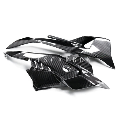 2025 For BMW S1000RR M1000RR 2023 2024 Pure Dry Carbon Fiber Winglets Rear Parts Fenders Tank Cover Fairing Kits