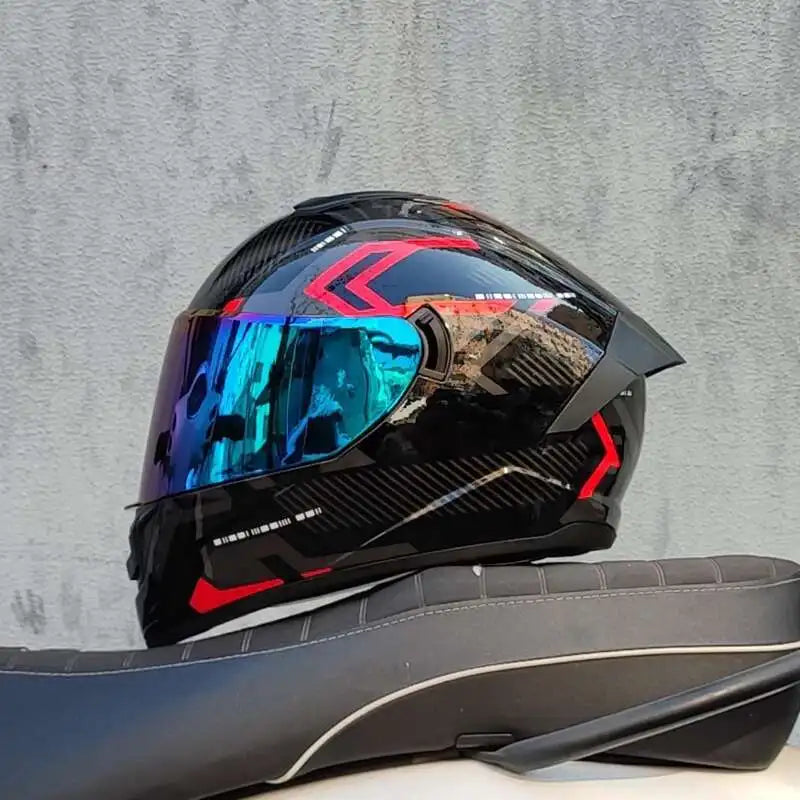 dual-lens Motocross helmet Professional racing dual lens safety helmet, off-road motorcycle full face protector, approved by DOT