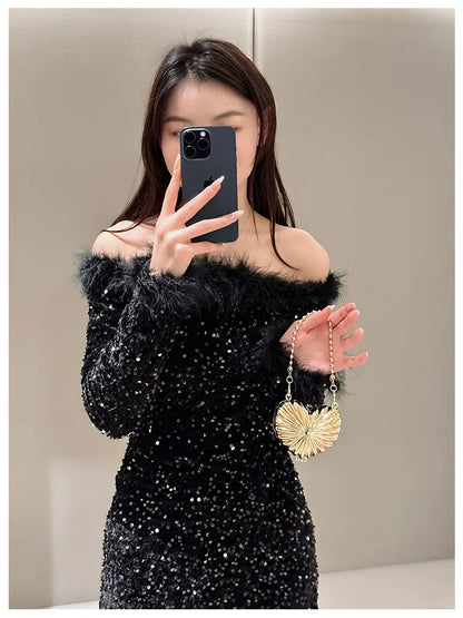 Golden Silver Evening Bag Handbag Luxury Designer Shoulder Crossbody Bags Party Wedding Clutch Mini Heart Pattern Shell Purse