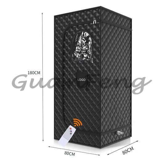 Sweat Steam Box, Home Full Body Sauna Box, Folding Portable Sweat Steam Room