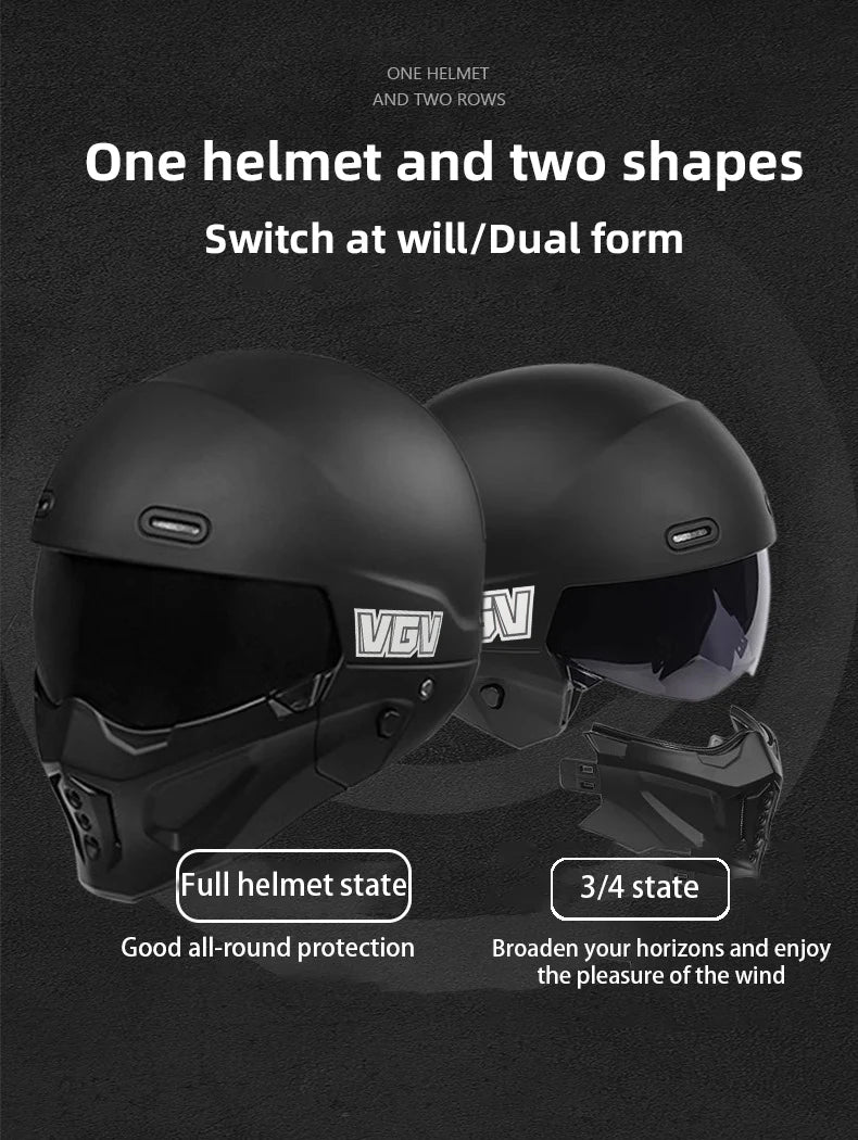 High-Quality Motorcycle Helmet, Personalized Scorpion Warrior Full Helmet, Suitable for Men and Women for Year-Round Riding