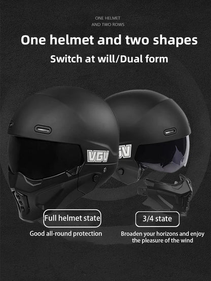 High-Quality Motorcycle Helmet, Personalized Scorpion Warrior Full Helmet, Suitable for Men and Women for Year-Round Riding
