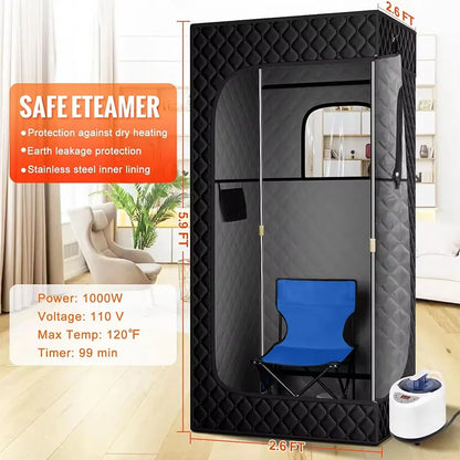 Foldable Outdoor Indoor Spa Slimming Dry Wet Sauna Room Portable Steam Sauna Tent For Home