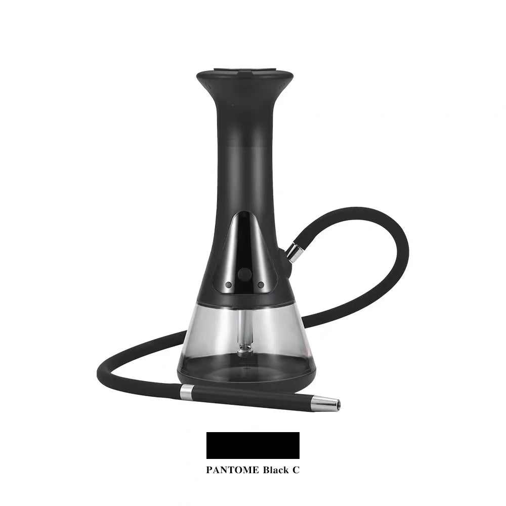 New Portable Acrylic Smart Electric Hookah Shisha Set 40000MAH Battery Ultra Long Endurance LED Display with Storage Bag