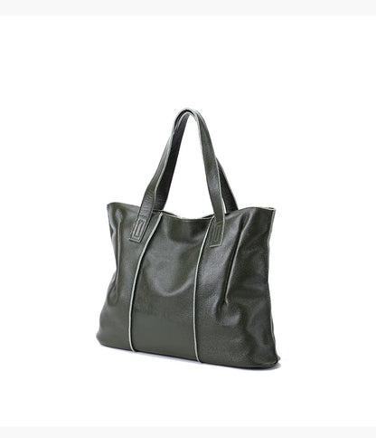 Women's Luxury Designer Natural Cowhide Soft Handbag Famale Fashion Shoulder Bag Ladies Cow Leather Large Capacity Tote Bag