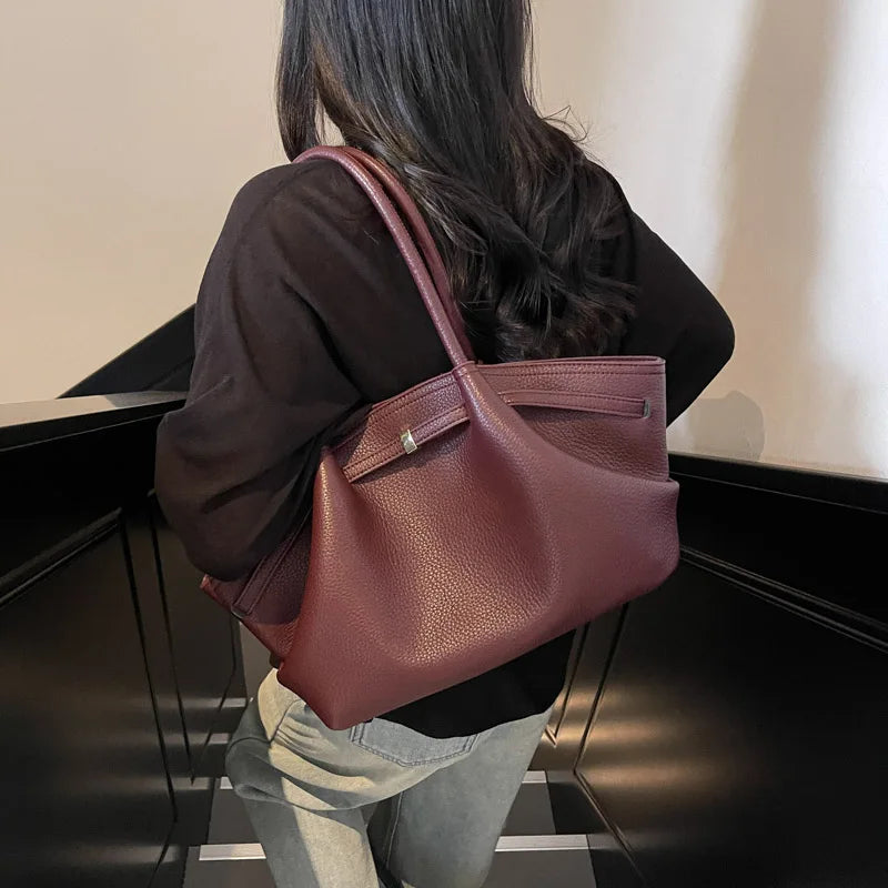 French Luxury Large Capacity Tote Bag Premium Underarm Single Shoulder Bag Commute Bag Tote Bag For Women 2025 New