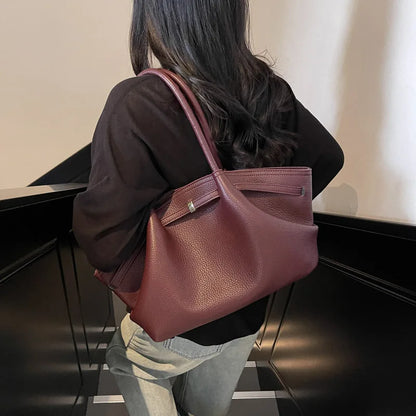 French Luxury Large Capacity Tote Bag Premium Underarm Single Shoulder Bag Commute Bag Tote Bag For Women 2025 New