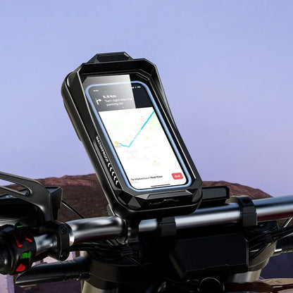 Adjustable Motorcycle Waterproof Holder Universal Anti Fall Phone Mount Handlebar Suitable Motorcycle Bike Phone Holder