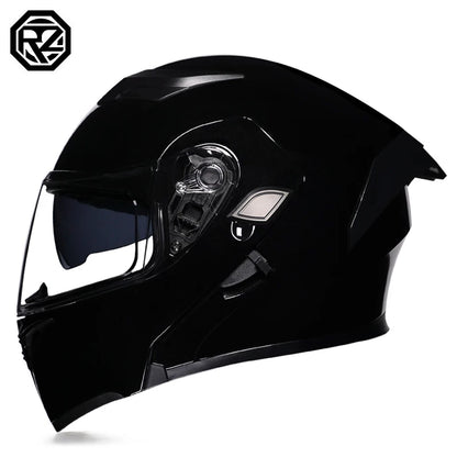 ORZ Motorcycle helmets Double Visors Modular Flip Up helmet DOT approved Full face casque moto racing Motocross helmet DOT