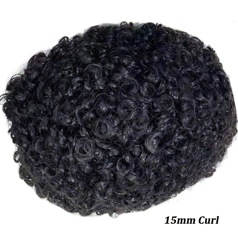 Dreadlocks Man Hair Prosthesis Mono NPU Men Toupee Human Hair Wigs Indian Human Hair System Unit Natural Color 7inche Dreadlocks