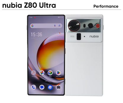 nubia Z80 Ultra 5g Smartphone Global Version Snapdragon 8 Elite Gen 5 6.85'' 144Hz Oled Display 7200Mah 90W Fast Charging 64Mp