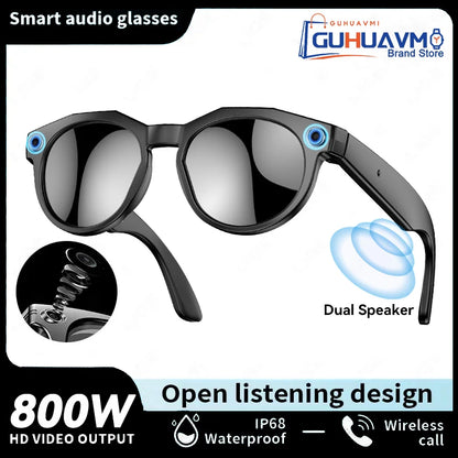 2026 New 8K HD AI Smart Glasses Men Chat GPT 800MP Camera Bluetooth Call AI Translation Voice Assistant Control Sunglasses Women