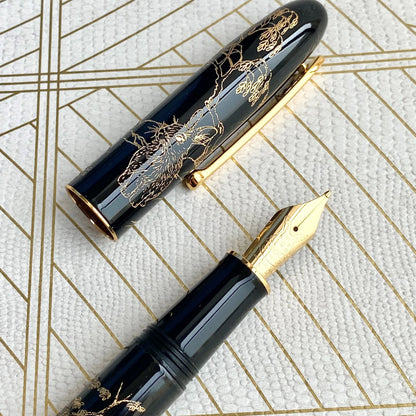 Limited Hongdian N23 Fountain Pen Rabbit Year High-End Students Business Office Writing Supplies Gold Carving Student Gift Pens