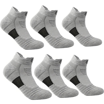 3/6 Pairs Sports Socks For Man High Quality Comfortable Breathable Basketball Short Socks Casual Fashion Low-cut Ankle Socks
