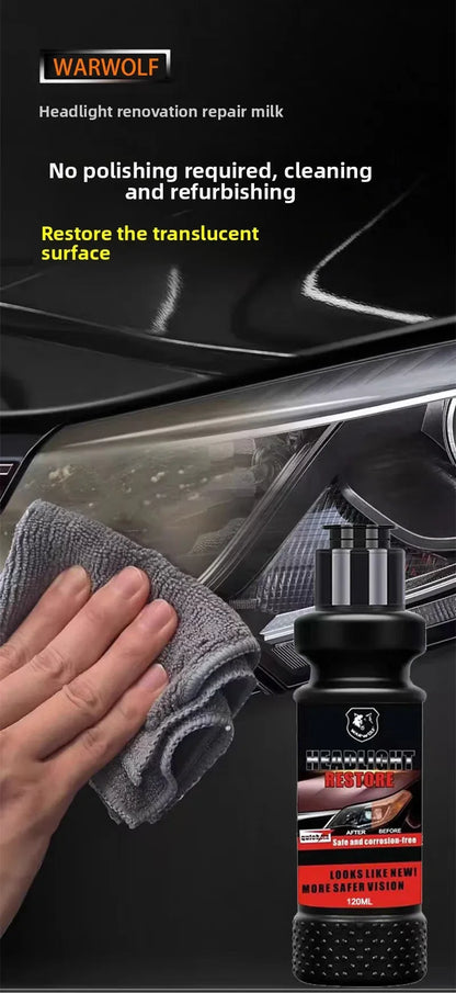 Car Headlight restoration Polishing Repair Fluid lamp Coating polisher Wax Agent cleaner for  restoration Remove Oxidation