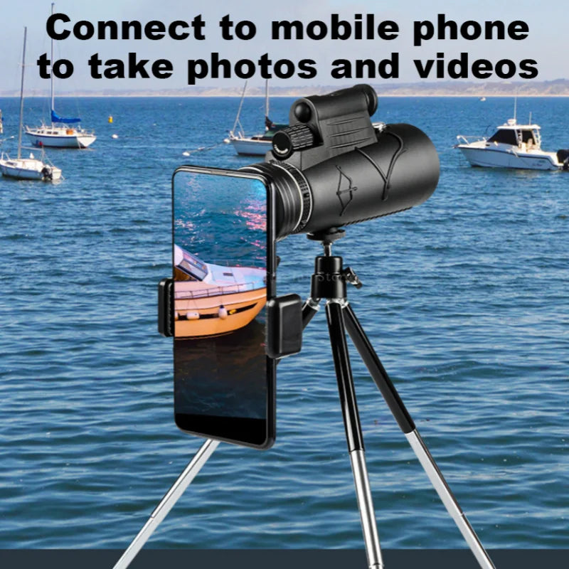 50x60 Powerful Zoom HD Bak4 Portable Powerful Binoculars Long Range Professional Telescope Monocular for Hunting