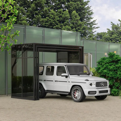 Any Size Custom Retractable Foldable Carport Heavy Home Villa Patio Durable Waterproof Windproof Sun Shade Car Garage Safe Tough