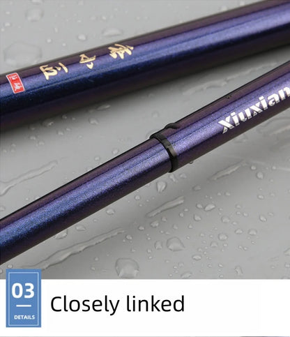 2.1-6.3-meter Lightweight Hard Tuned Carbon Fiber Fishing Rod Strength Fishing Rod Outdoor Fishing Equipment Travel Equipment