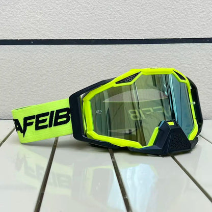 Motorcycle glasses with windproof lens for motocross, dirt bike, ATV, ski, sunglasses & outdoor cycling