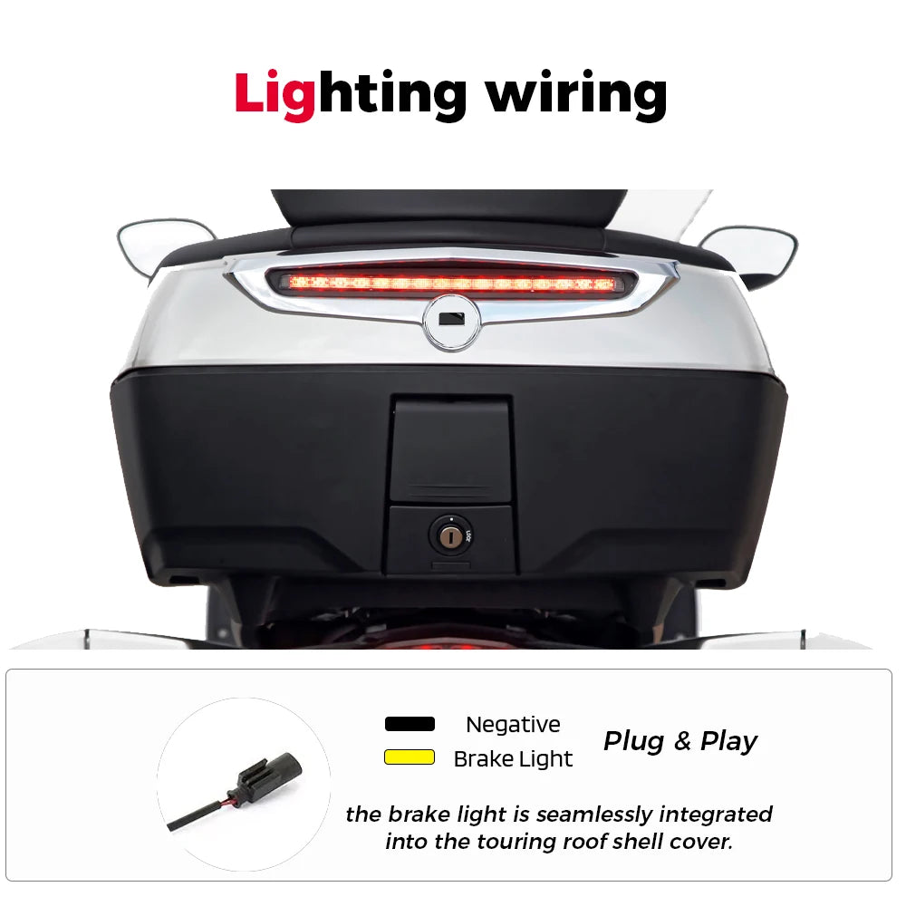 K1600 Brake Light Motorcycle Top Case LED Light for BMW K1600GTL K1600GT Exclusive R1250 RT R1200 RT Rear Trunk Lamp Touring Box