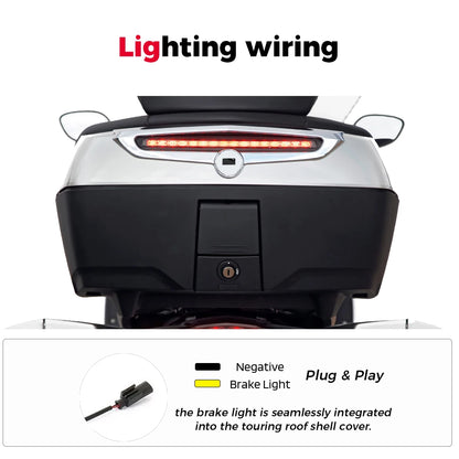 K1600 Brake Light Motorcycle Top Case LED Light for BMW K1600GTL K1600GT Exclusive R1250 RT R1200 RT Rear Trunk Lamp Touring Box