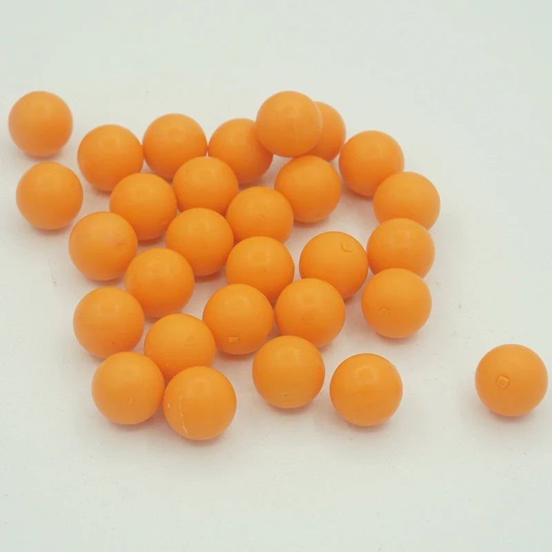 TR50 Paintball Ammo Reusable 0.5cal Rubber Ball Hard Plastic Bullet Projects for Self Defense 50 Rounds