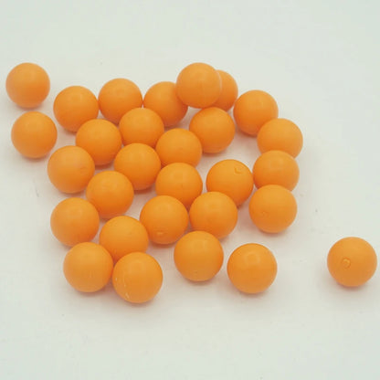 TR50 Paintball Ammo Reusable 0.5cal Rubber Ball Hard Plastic Bullet Projects for Self Defense 50 Rounds