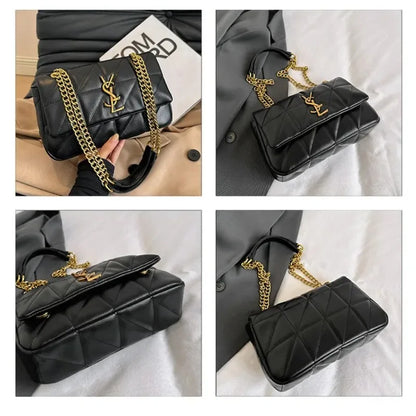 2025 New Luxury Diamond Quilted Chain Bag Women Fashion Crossbody Shoulder Bag For Commute