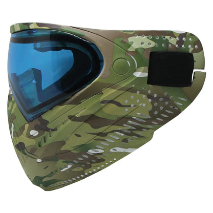 GREAT Lotus Camo Tactical PAINTBALL MASK Airsoft Mask with DYE I4 Thermal Lens