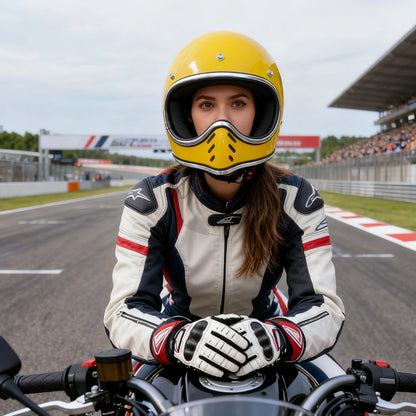Motorcycle helmet Japanese pointy helmet retro cruise knight helmet motorcycle scooter FRP four seasons space helmet.