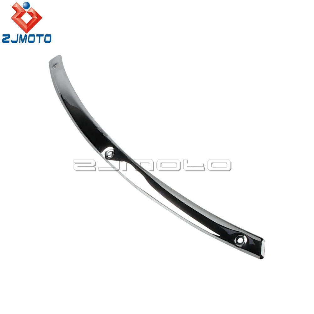 Steel Motorcycle Front Windshield Trim W/ Rubber Gasket For Harley Electra Street Tri Glide Touring Windscreen Strips 1996-2013