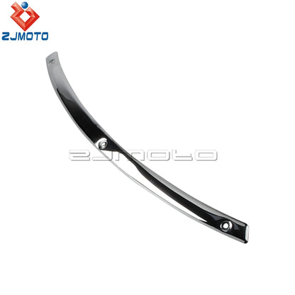 Steel Motorcycle Front Windshield Trim W/ Rubber Gasket For Harley Electra Street Tri Glide Touring Windscreen Strips 1996-2013