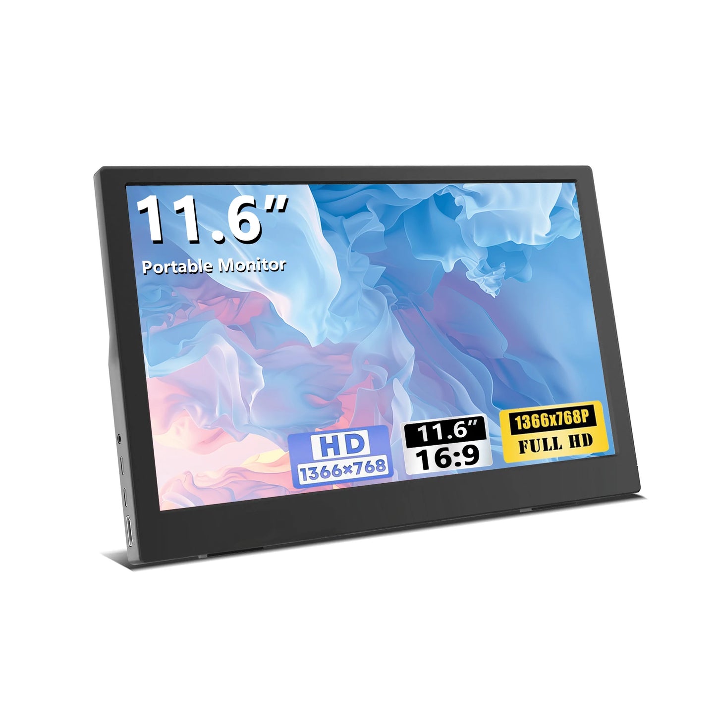 11.6 Inch Portable Monitor HDMI-Compatible Laptop Second Screen Gaming Extended Display for Steam Deck Laptop Switch PS4 /5