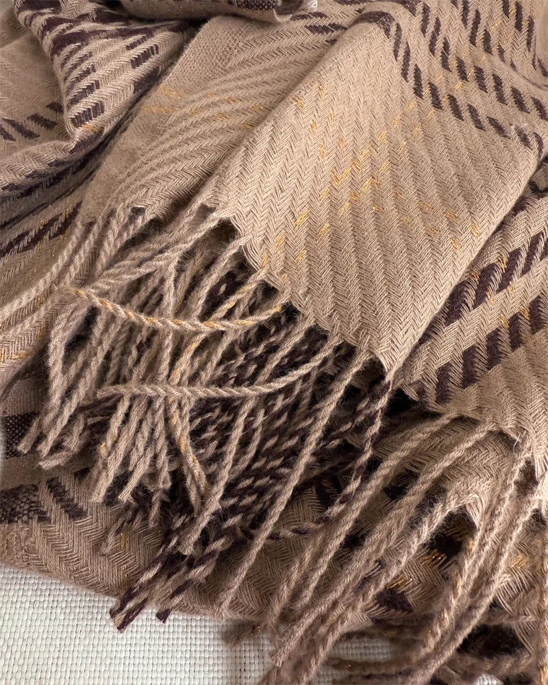 Houndstooth Scarf Men Women Autumn Winter Cashmere Scarves Wrap Student Fashion Thicken Warm Long Tassel Shawl Lady Bufanda New