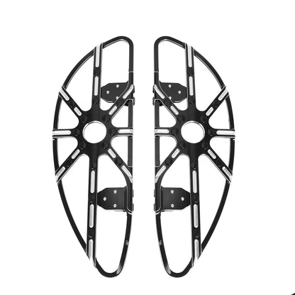 Motorcycle Driver Floorboard Male Mount Rear/ Front Foot Rest Pegs Pedal Black/Chrome For Harley Softail Touring Dyna Road Glide